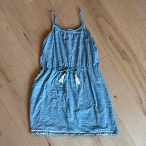Blue Sleeveless Kids Dress